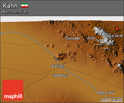 Physical 3D Map of Kahn