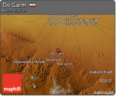 Physical 3D Map of Do Garm