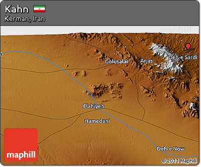 Physical 3D Map of Kahn