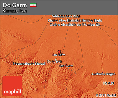 Political 3D Map of Do Garm