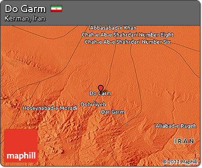 Political 3D Map of Do Garm