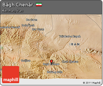 Satellite 3D Map of Bāgh Chenār