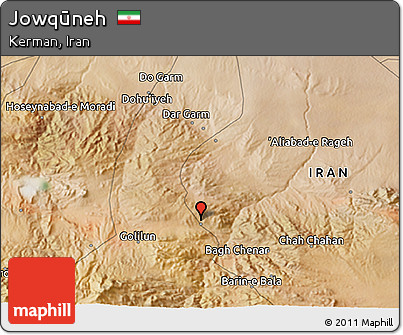Satellite 3D Map of Jowqūneh