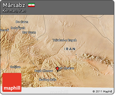 Satellite 3D Map of Mārsabz