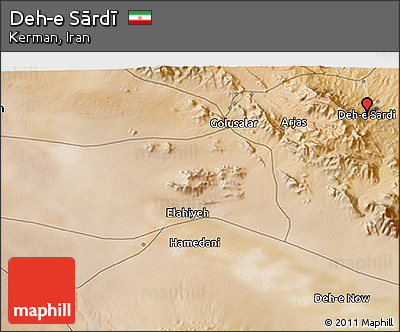 Satellite 3D Map of Deh-e Sārdī