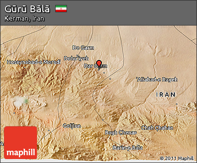 Satellite 3D Map of Gūrū Bālā