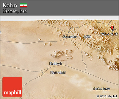 Satellite 3D Map of Kahn