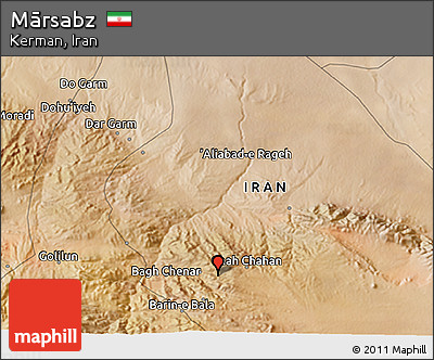 Satellite 3D Map of Mārsabz