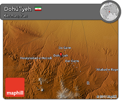 Physical Map of Dohū'īyeh