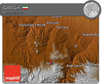 Physical Map of Golīlūn