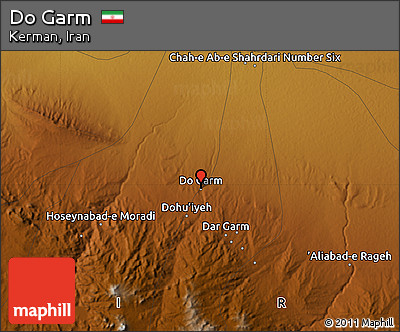 Physical Map of Do Garm