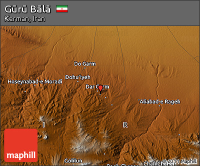 Physical Map of Gūrū Bālā