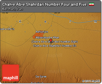 Physical Map of Chāh-e Āb-e Shahrdārī Number Four and Five