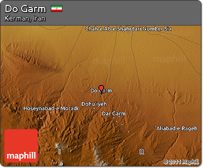 Physical Map of Do Garm