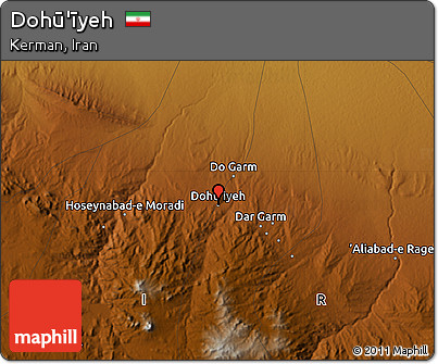 Physical Map of Dohū'īyeh