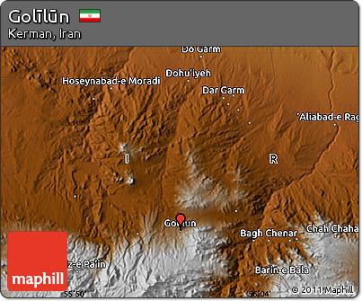 Physical Map of Golīlūn