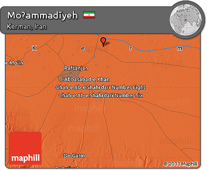 Political Map of Moḩammadīyeh
