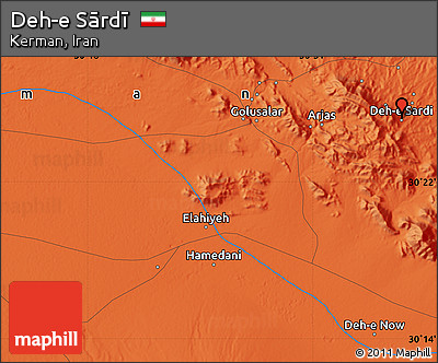 Political Map of Deh-e Sārdī