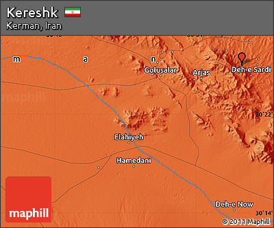 Political Map of Kereshk