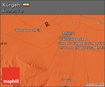 Political Map of Kūrgeh