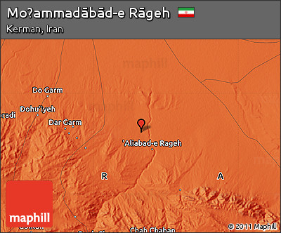 Political Map of Moḩammadābād-e Rāgeh