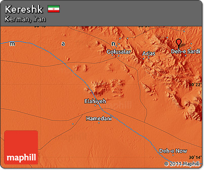 Political Map of Kereshk