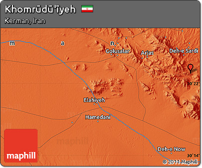 Political Map of Khomrūdū'īyeh