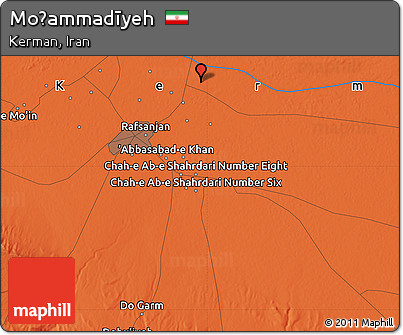 Political Map of Moḩammadīyeh