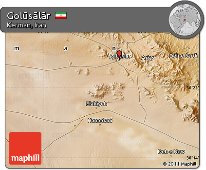 Satellite Map of Golūsālār