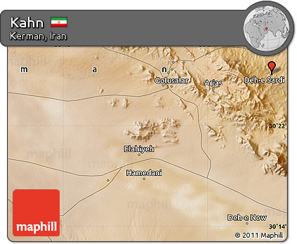 Satellite Map of Kahn