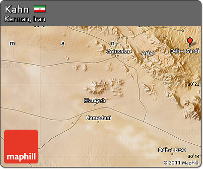Satellite Map of Kahn