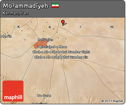 Satellite Map of Moḩammadīyeh