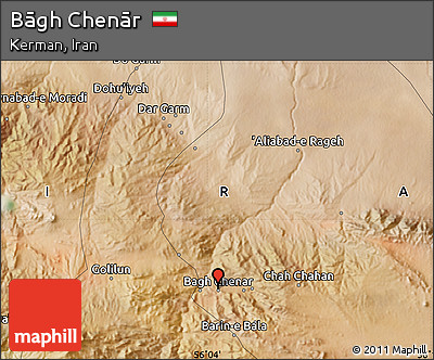 Satellite Map of Bāgh Chenār