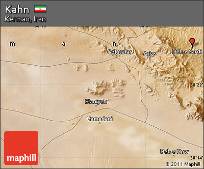Satellite Map of Kahn