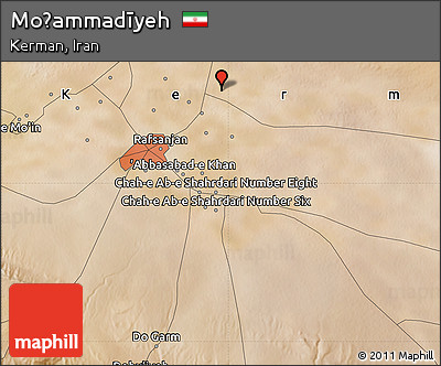Satellite Map of Moḩammadīyeh