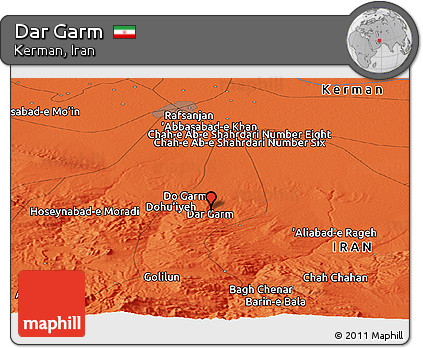 Political Panoramic Map of Dar Garm