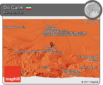 Political Panoramic Map of Do Garm