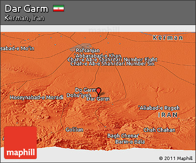 Political Panoramic Map of Dar Garm