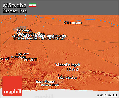 Political Panoramic Map of Mārsabz