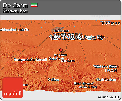 Political Panoramic Map of Do Garm