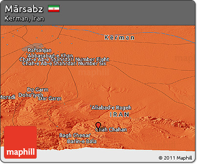Political Panoramic Map of Mārsabz