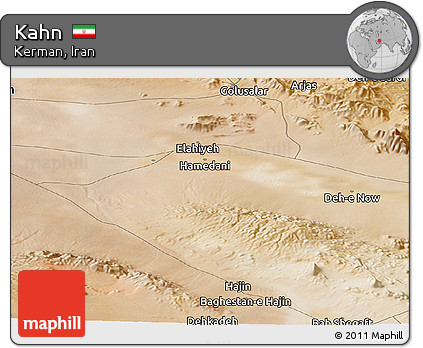 Satellite Panoramic Map of Kahn