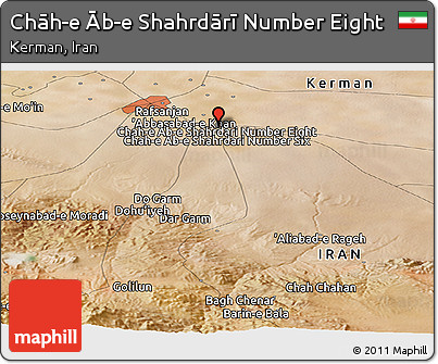 Satellite Panoramic Map of Chāh-e Āb-e Shahrdārī Number Eight