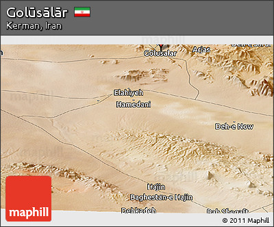 Satellite Panoramic Map of Golūsālār
