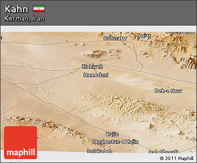 Satellite Panoramic Map of Kahn