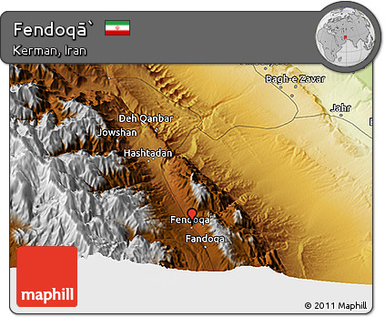 Physical 3D Map of Fendoqā`