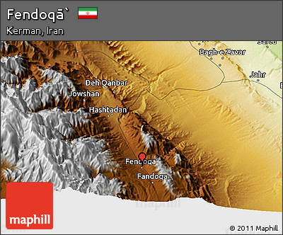 Physical 3D Map of Fendoqā`
