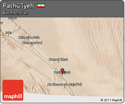 Satellite 3D Map of Pashū'īyeh