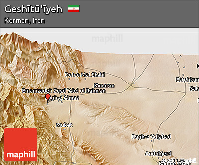 Satellite 3D Map of Geshītū'īyeh