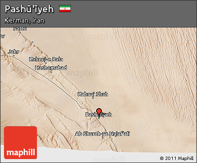 Satellite 3D Map of Pashū'īyeh